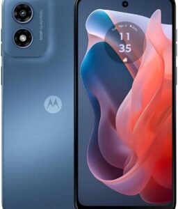 Motorola Moto G Play 2024, 64GB + 4GB RAM, Sapphire Blue - Unlocked (Renewed)