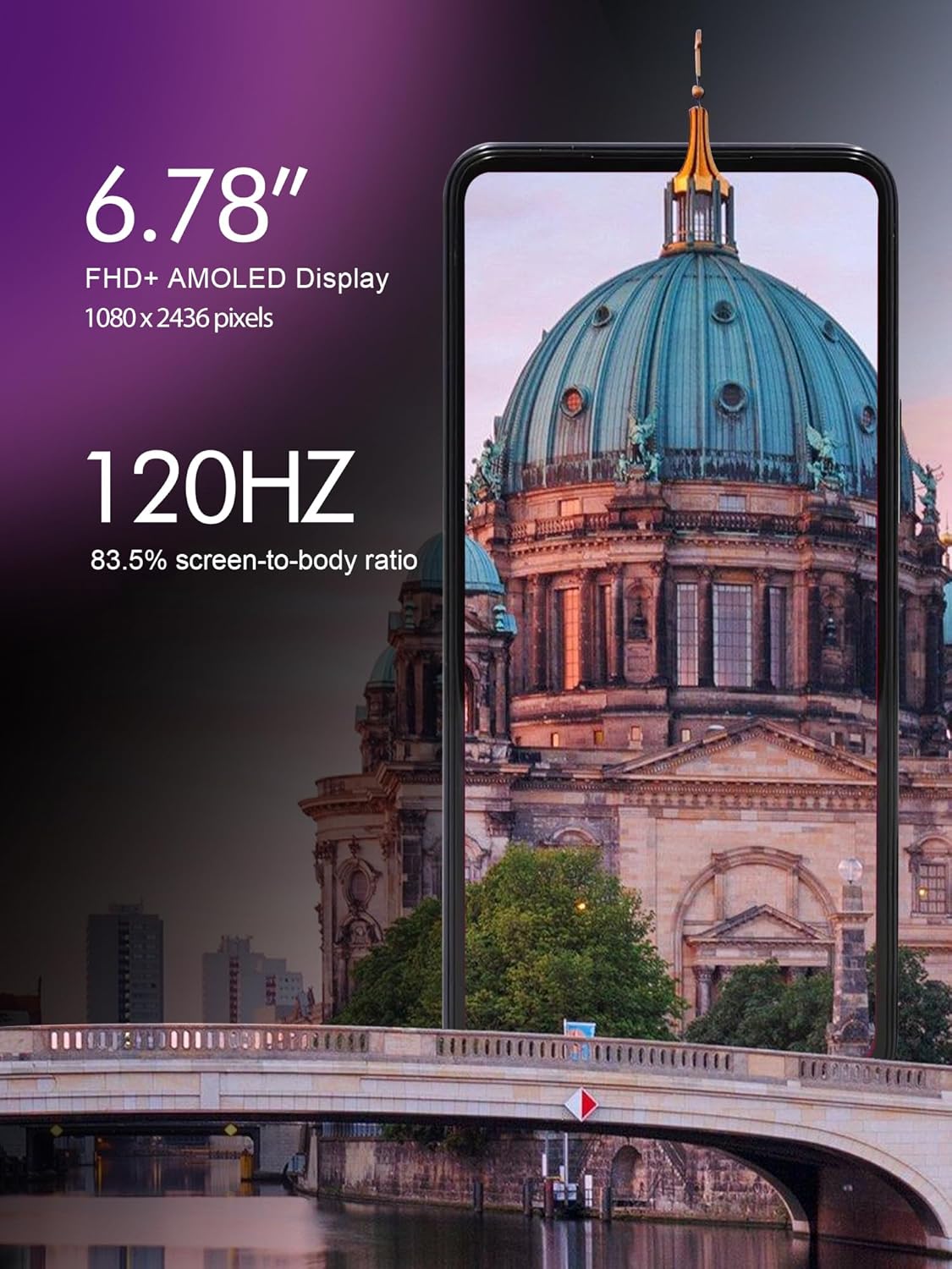 T-Mobile Revvl 7 Pro 5G Unlocked Smartphone, 256GB, Azurite Blue - Image 5